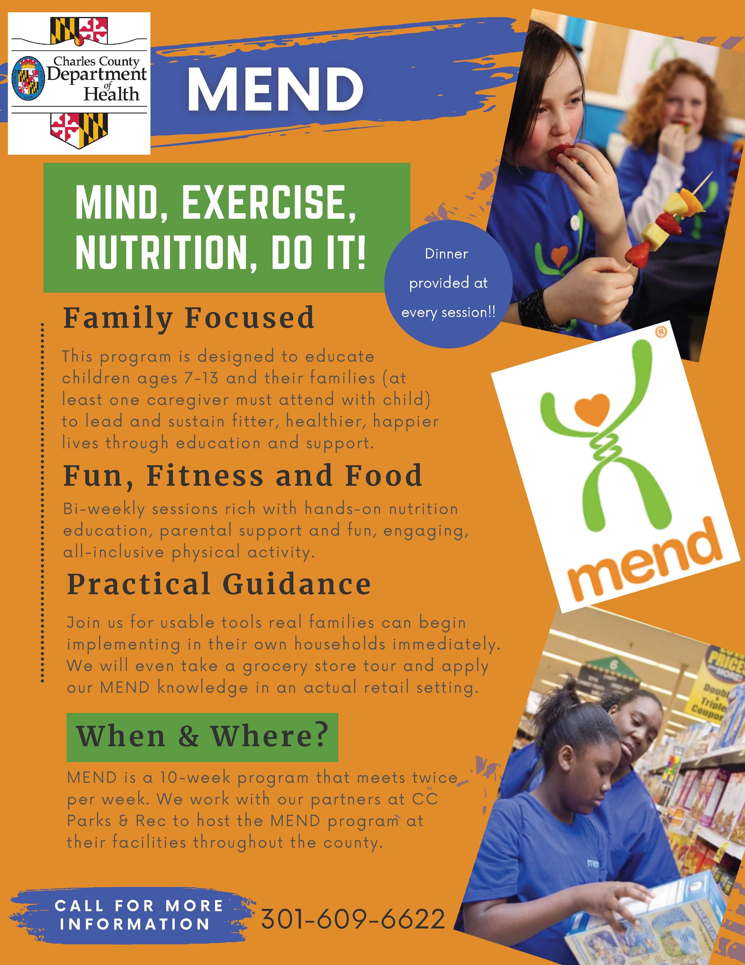 Flyer promoting a wellness program