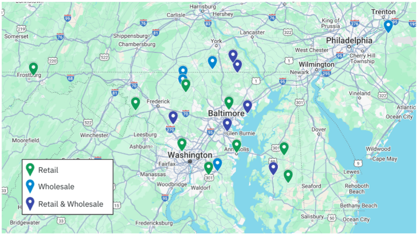 Certified Dealers Map 050525