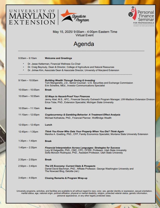 2025 PFS Agenda Image