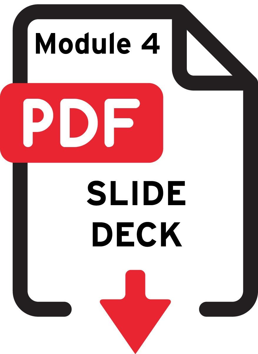 Slide deck PDF download icon for module 4.