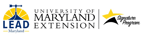 LEAD Maryland, University of Maryland Extension, and Signature Program logos