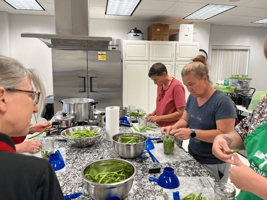 Food Preservation Class - green beans 