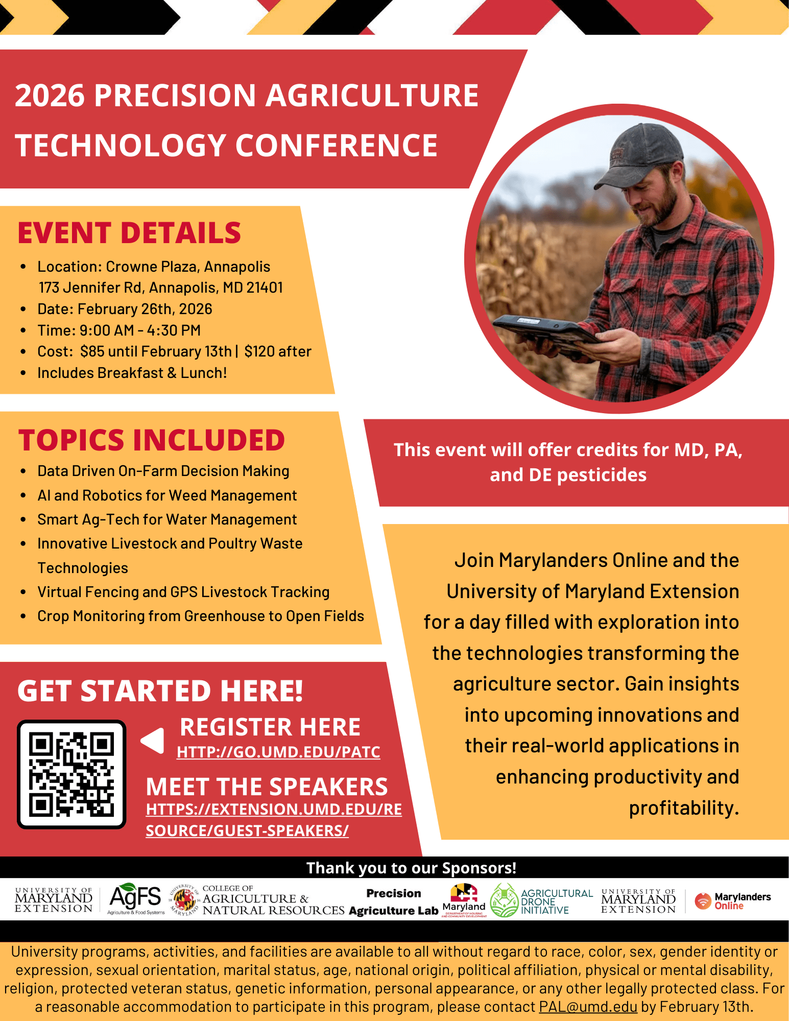2026 Agriculture & Tech Conference Flyer