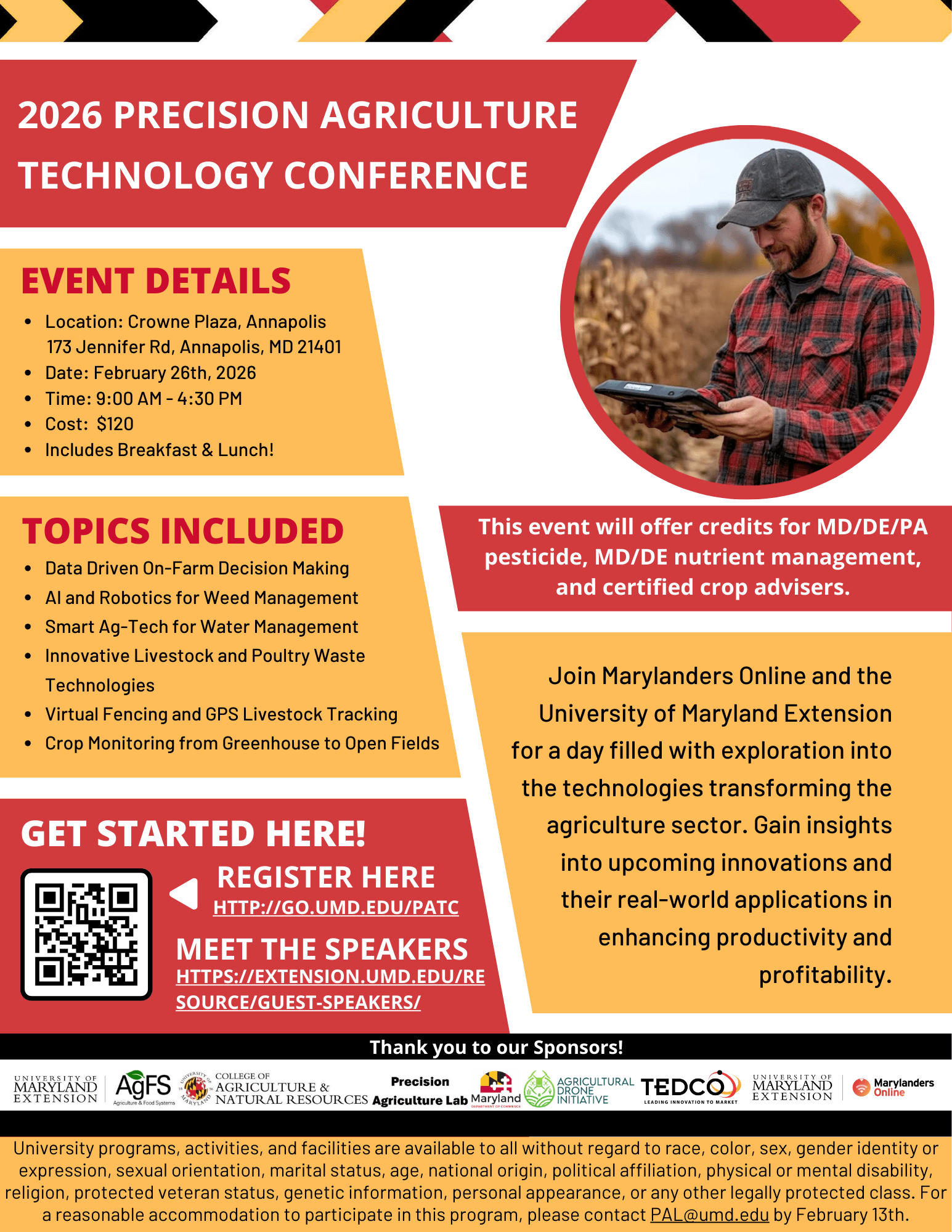 2026 Agriculture & Tech Conference Flyer