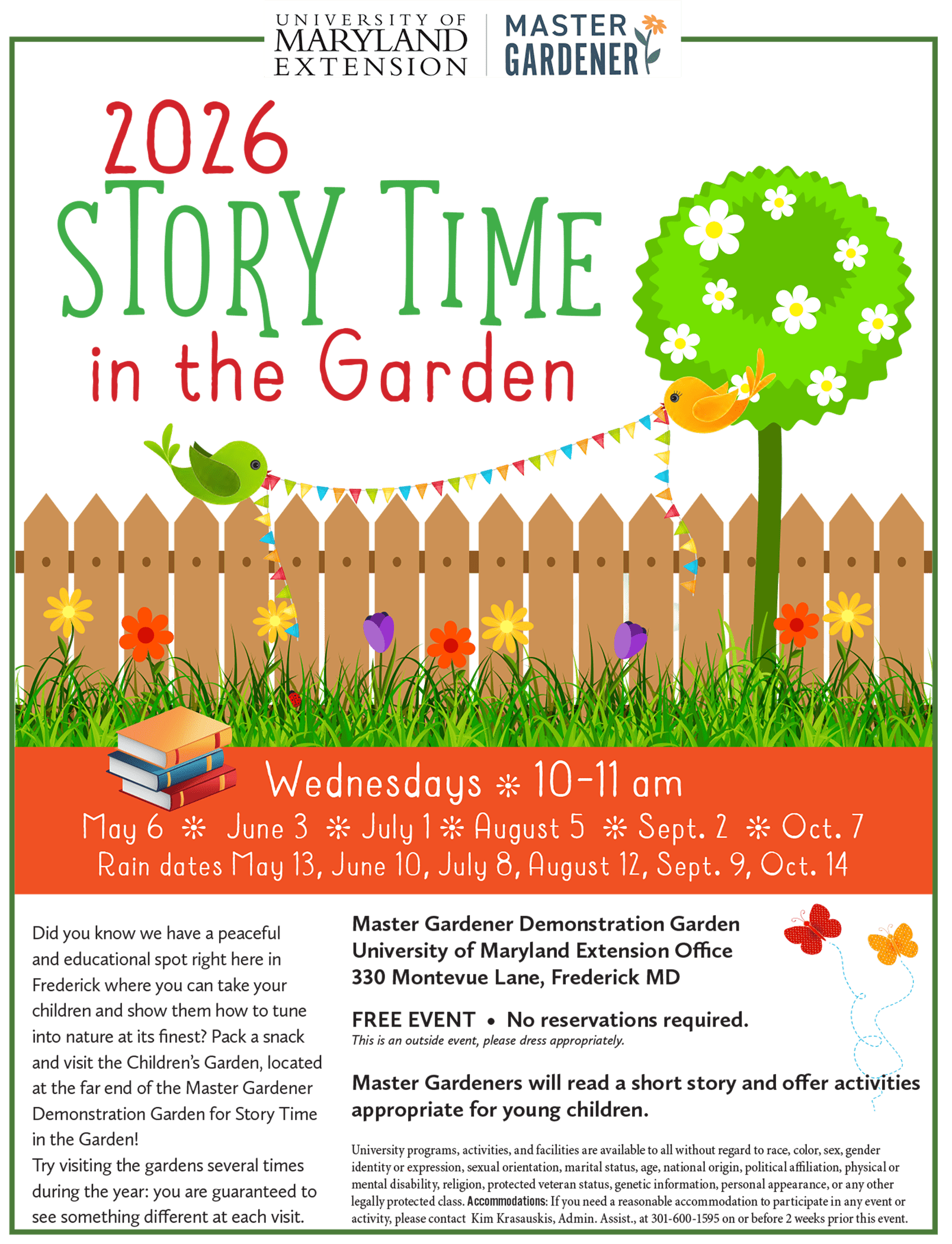 Frederick County Master Gardeners 2026 Story Time in the Garden flyer.png