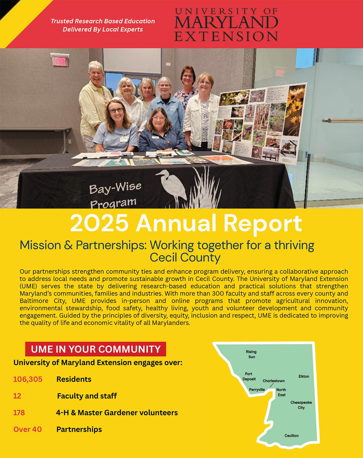 Cecil County Annual Report Cover 2025