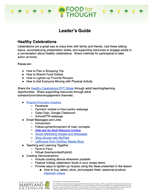 Food For Thought Curriculum resources