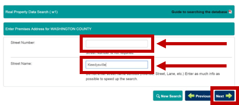 Finding Tax Account ID numbers using Real Property Data Search (SDAT ...