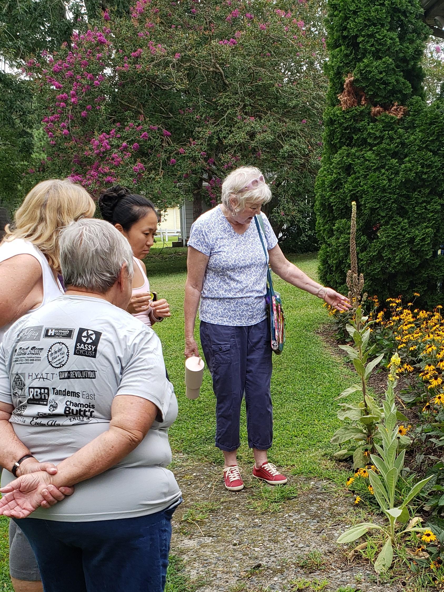 Master Gardeners doing a historic garden tour