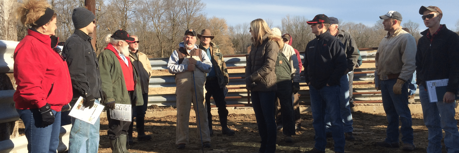 Extension Agent speaking with group